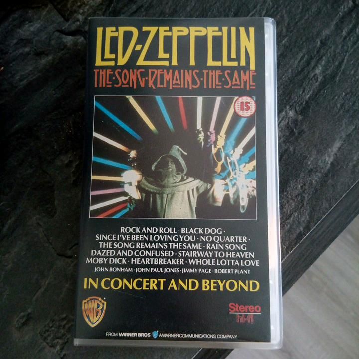 VHS Led Zeppelin Konzert uncut in Seegebiet Mansfelder Land