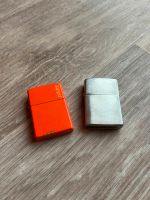 2x Zippo Benzin Feuerzug silber/orange gebraucht Bayern - Heilsbronn Vorschau