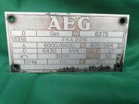 altes Typenschild Blech AEG Generator 6375 Dresden - Dresden-Plauen Vorschau
