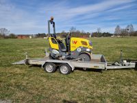 Transportanhänger für Minibagger-, Rasentraktor-,Quad, Vermietung Sachsen-Anhalt - Hansestadt Seehausen Vorschau