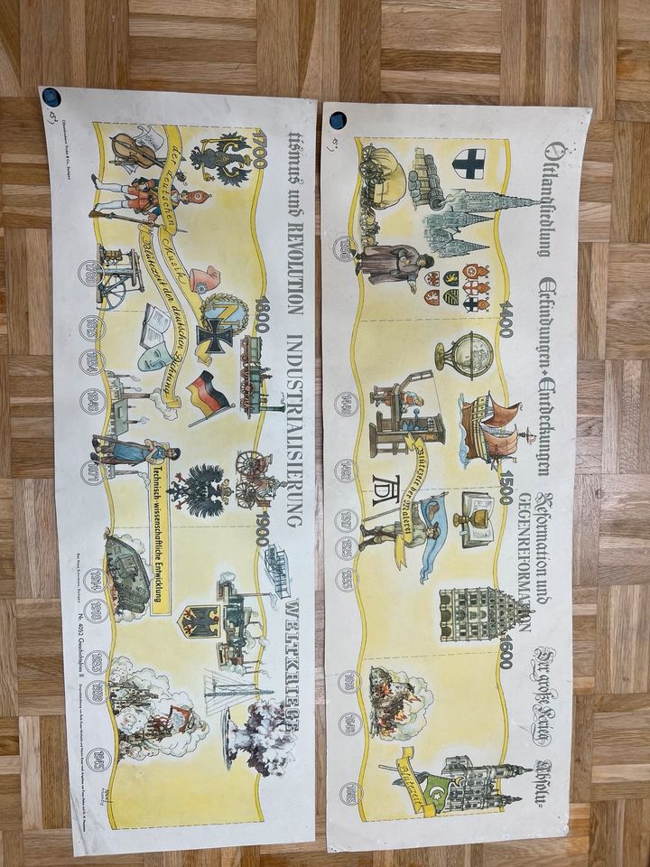 Schulkarte neue alte Schulmann Rar  Vintage Lehrtafel in Mering