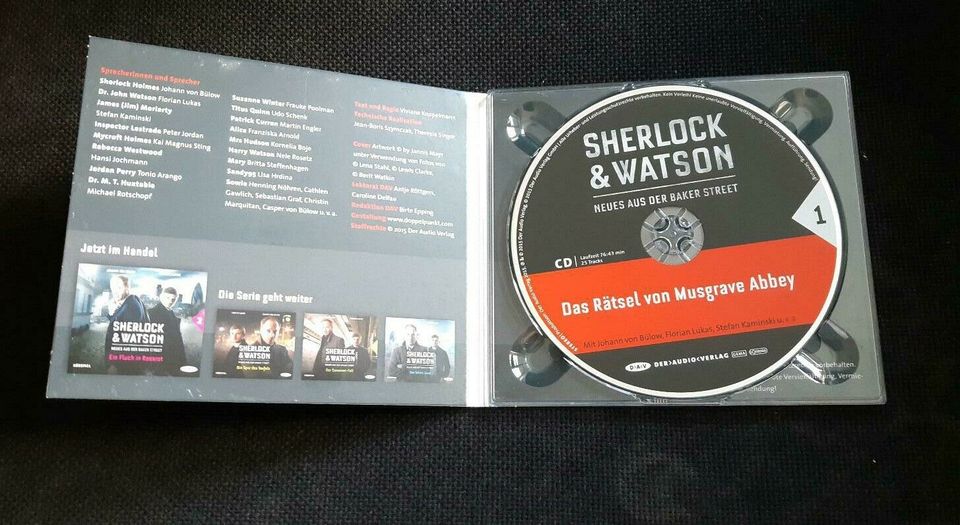 Hörspiel : Sherlock & Watson - Das Rätsel von Musgrave Abbey CD in Stapelfeld