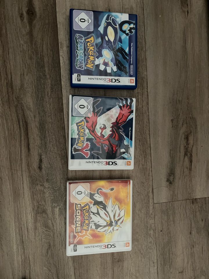 Pokémon*Sonne*Y*Alpha Saphir* 3DS Spiele*Preis pro Stück* in Kehl