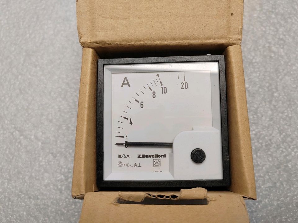IME Amperemeter 10/5A IP54 RZQ72E Wechselstromanaloganzeiger in Warendorf