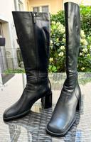 ital. Stiefel, echt Glattleder schwarz, Damen Gr. 38 Berlin - Steglitz Vorschau