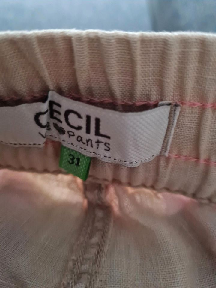 Neuwertige Leinenhose Cecil in Rostock