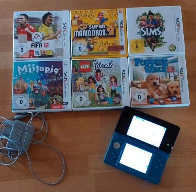 Nintendo 3DS Konvolut Konsole + 6 Spiele in Nordhorn