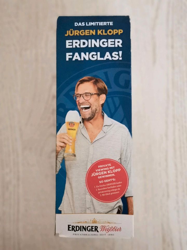 Limited edition /Jürgen Klopp Bierglas (Erdinger) in Wismar