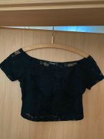 Croptop Crop Top Bauchfreies Oberteil schwarz Gr. XS mit Spitze Brandenburg - Bad Liebenwerda Vorschau