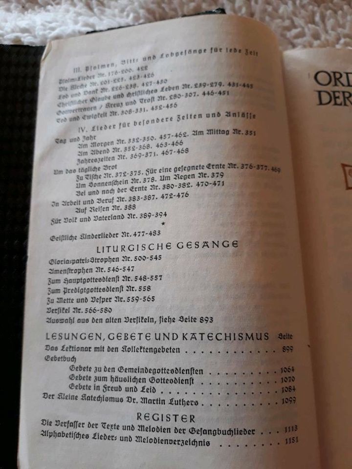 Evangelisches Kirchengesangbuch in St. Wendel