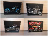 Harley Davidson ~ Chopper ~ Bild ~ 4er Set ~ Deko Hessen - Frankenau Vorschau