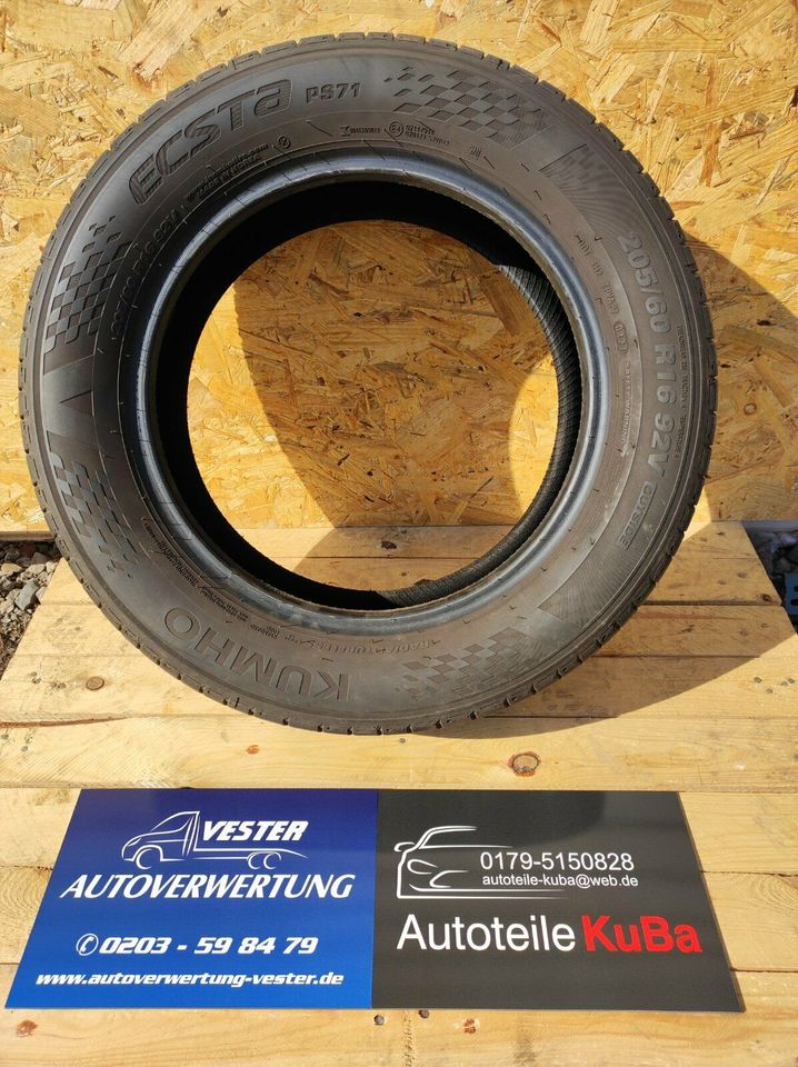 2 Sommerreifen Kumho ecsta ps71 205/60 R16 Top Zustand in Duisburg