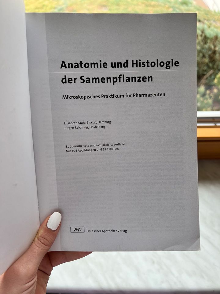 Buch Anatomie & Histologie der Samenpflanzen in Rudolstadt