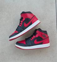 Nike Air Jordan 1 Mid Bred, Größe US 9/ EU 42.5, wie NEU Bayern - Weiden (Oberpfalz) Vorschau