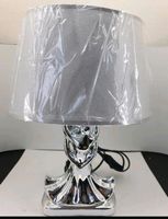Tischlampe 35cm Deko Glas Lampe Nachttisch Beistelltisch Dekolamp Essen - Stoppenberg Vorschau
