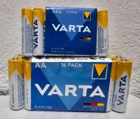 16x VARTA Batterien (AA oder AAA) Alkaline-Batterie LR6 LR03 Brandenburg - Petkus Vorschau