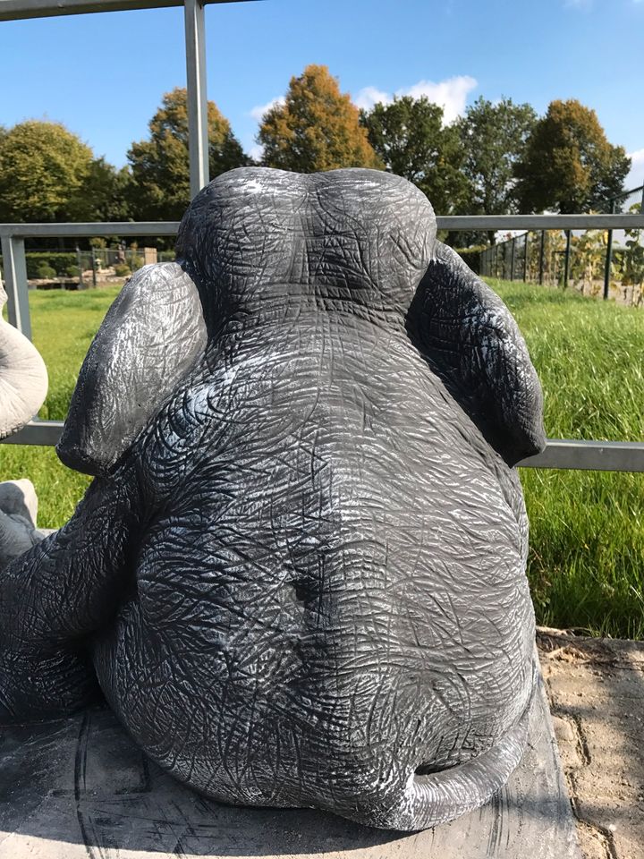 ‼️XL Elefant 125kg Elephant Elefanten Steinfigur Schrebergarten‼️ in Düsseldorf