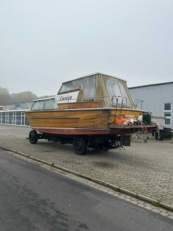 Kajütbot, Holzboot ,Bastlerboot, Mercedes Diesel, Webasto in Nödike