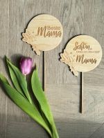 Geschenk Muttertag, Holz, Blumentopf, Blumenstrauß o. Torten Nordrhein-Westfalen - Heek Vorschau