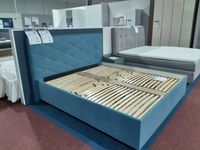 Polstetbett  180x200, Webstoff blau, statt 1202€ Sachsen-Anhalt - Wolfen Vorschau