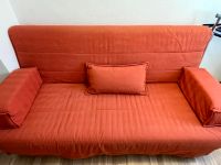 Schlafsofa, Couch mit Bettfunktion, klappbar, orange Baden-Württemberg - Esslingen Vorschau