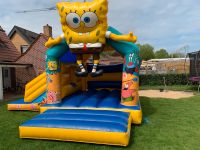 Hüpfburg Spongebob mit Rutsche zu vermieten Niedersachsen - Nordhorn Vorschau