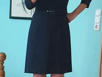 Zara Business Damen Kleid, dunkelblau, Innenfutter,Taillengürtel Bayern - Erlenbach am Main  Vorschau