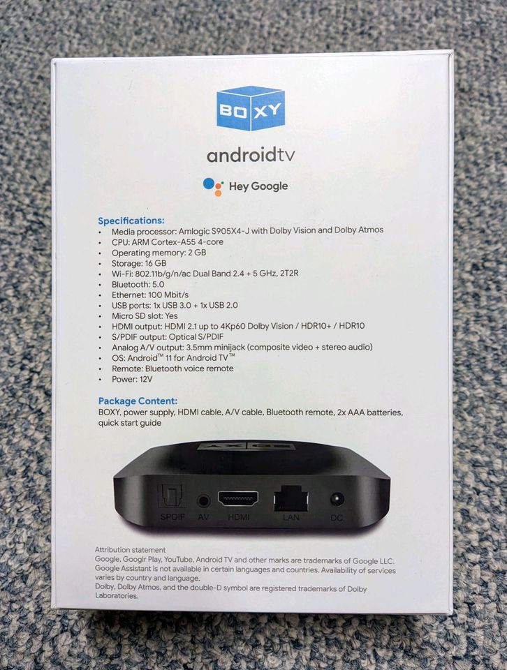 Boxy Android TV Box NEU ! in Sundern (Sauerland)