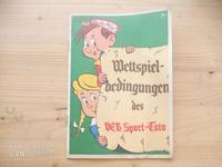 Lesen Rar selten DDR VEB Sport Toto Werbung antik Sachsen-Anhalt - Muldestausee Vorschau