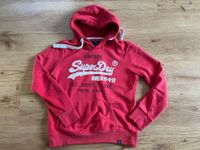 SuperDry Damen Hoodie Gr L rot Düsseldorf - Benrath Vorschau