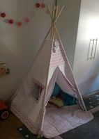 Spielzelt Tipi HaNaBu Kissen Tippi Bodendecke weiß rosa Handmade Hannover - Südstadt-Bult Vorschau