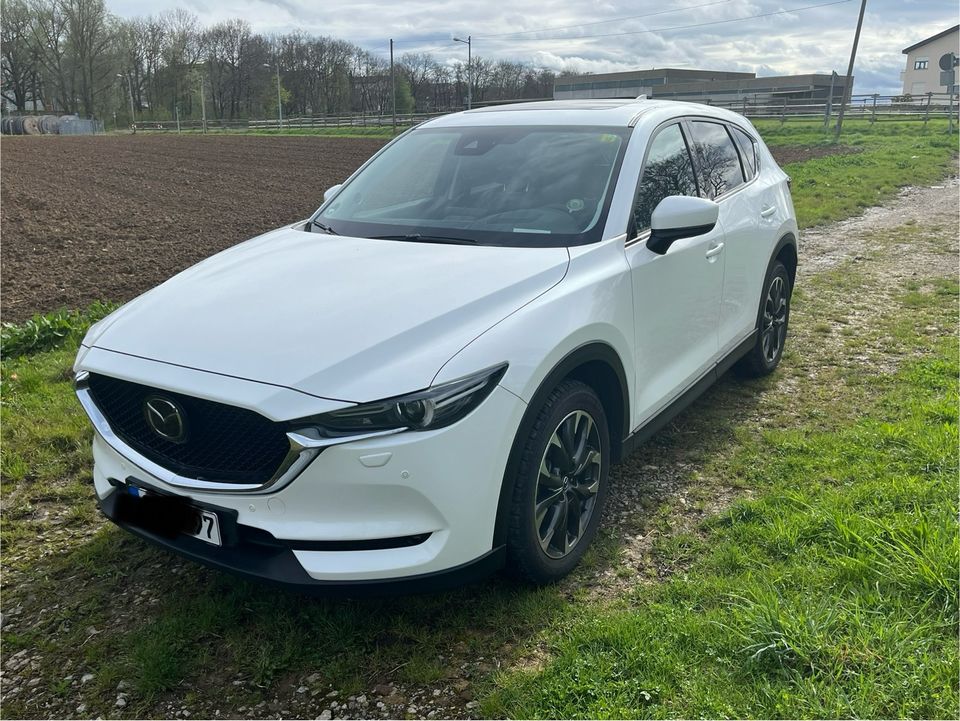 ✔️Mazda CX-5 2.5 AWD TÜV NEU Vollausstattung weiß Leder in Stuttgart