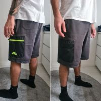 Nike Air Herrenshort Grau/Neon Gr. M Berlin - Reinickendorf Vorschau