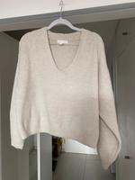 H&m pullover cropped beige creme Blogger v-ausschnitt Größe xs Düsseldorf - Golzheim Vorschau