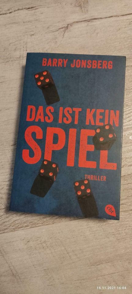 Buch Thriller das ist kein Spiel von Barry Jonsberg neu in Offenbach