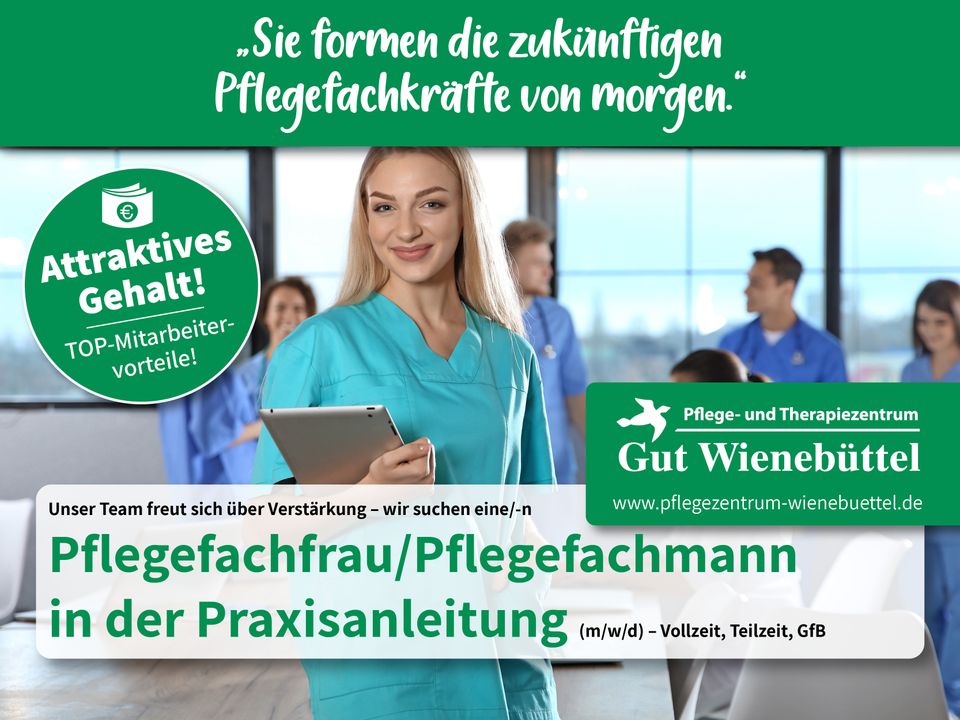 Pﬂegefachfrau/Pflegefachmann in der Praxisanleitung (m/w/d) in Lüneburg