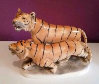 Tiger Figur Keramik von Sitzendorf® Porzellan mit Stempel Elberfeld - Elberfeld-West Vorschau