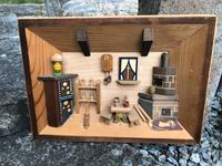 3D Holzbild/ Wandbild Bauernstube/ echt Erzgebirge/DDR Dresden - Hellerau Vorschau