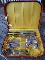 Versilbertes Besteck Silberbesteck 90iger Silber Wilkens um 1950 Baden-Württemberg - Bad Schönborn Vorschau