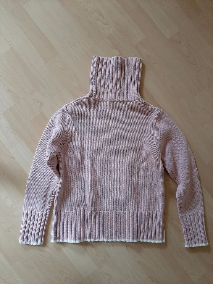 Strickrolli Rollkragenpullover  S.Oliver gebraucht Größe 40 rosa in Alzenau