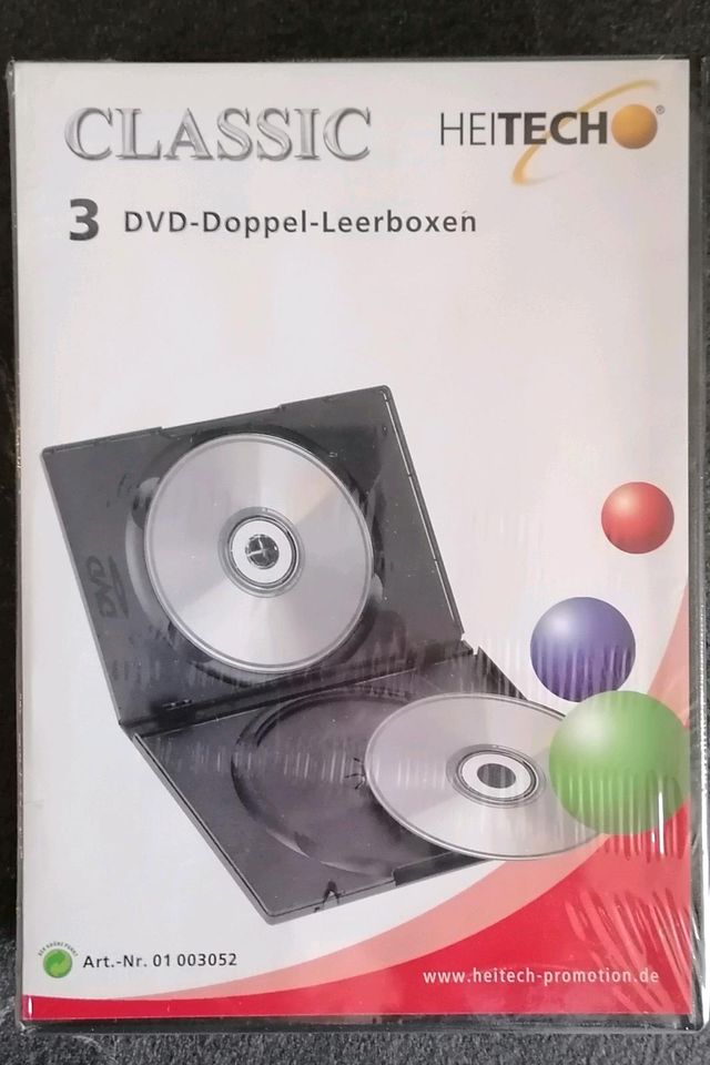 3 DVD Doppel-Leerboxen Classic in Illingen