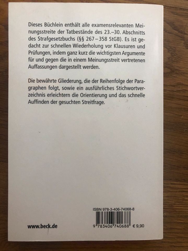 Meinungsstreite Strafrecht BT 3 Jura kompakt Buch in Wiesbaden