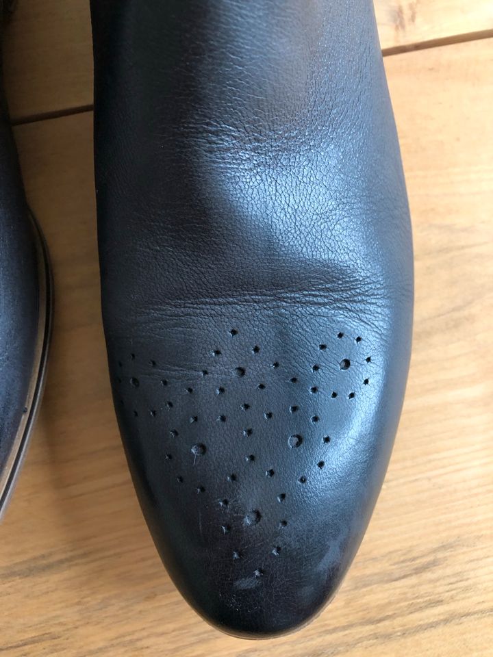 Stiefeletten grau Drievolt Görtz #42 #Chelsea #Leder #Budapester in Bad Ems