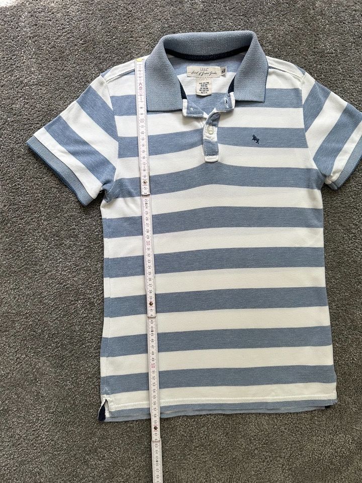 134 / 140 * Jungen Poloshirt * H&M * Hellblau * Top Zustand Shirt in Berlin