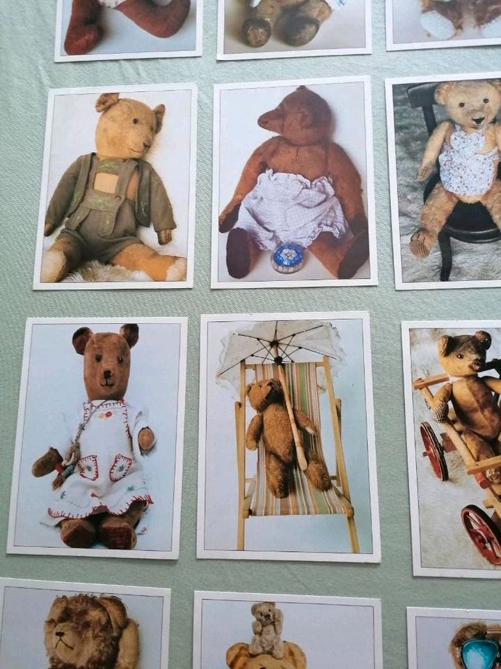 20 Kunstpostkarten antiker Teddybären, sammeln, antik, Kunst in Wetzlar