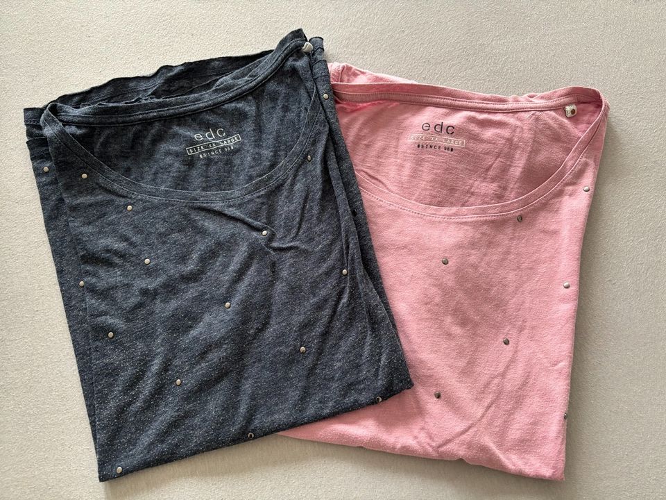 2x T-Shirt Esprit EDC Größe XXL in Brühl