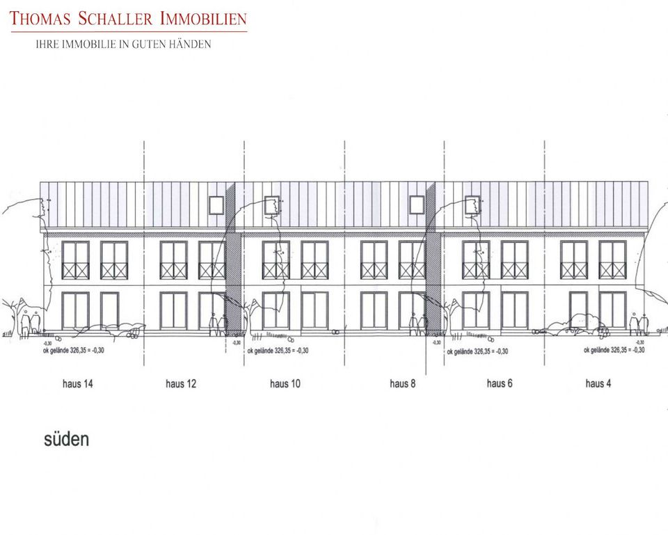 Grundstück mit Baugenehmigung für Neubau von 6 Reihenhäusern in Seukendorf in Seukendorf