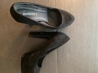 Pumps Plateau schwarz Bayern - Großkarolinenfeld Vorschau