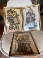 Verkaufe 3  alte Hummelbilder mit Rahmen Bayern - Ursberg Vorschau