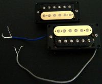 1 Set "Zebra"-Humbucker Schwarz-Beige - Neck- und Bridge-Position Nordrhein-Westfalen - Leichlingen Vorschau